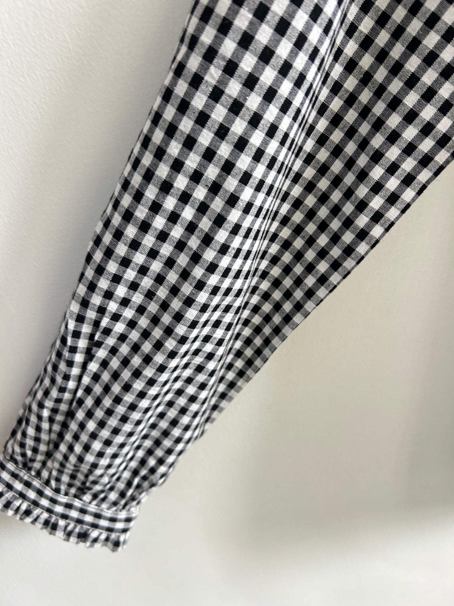 Gingham Ruffle Top