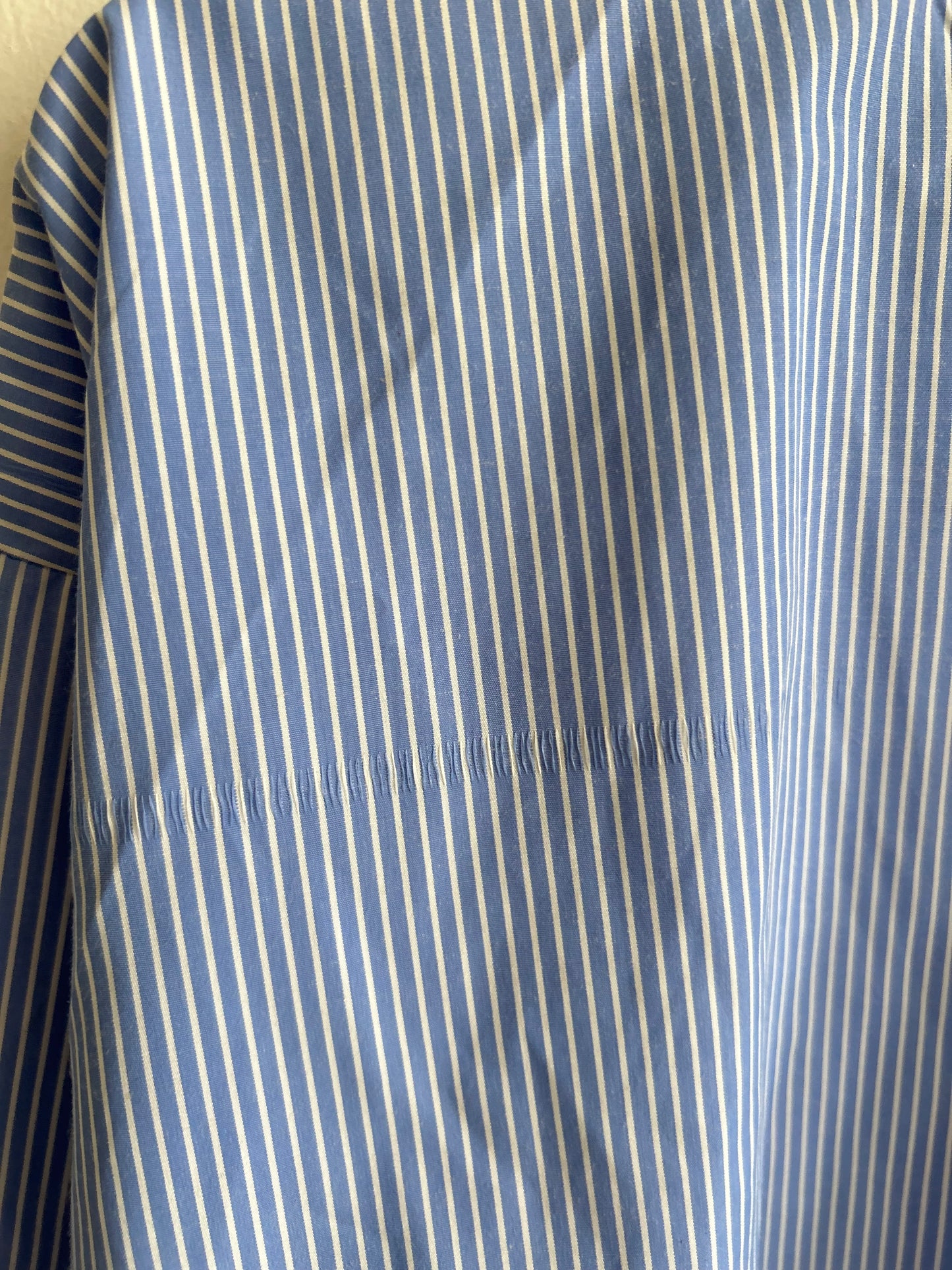 BOOHOO Striped Side Knot Shirt