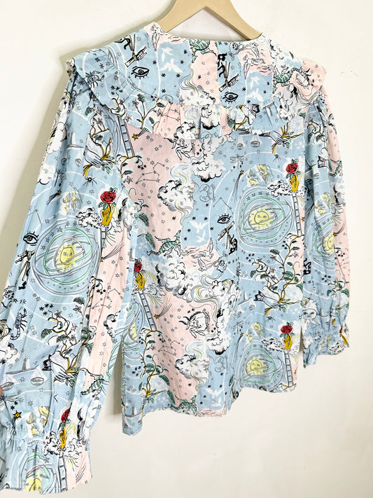 Dreamy Moon Ruffle Shirt