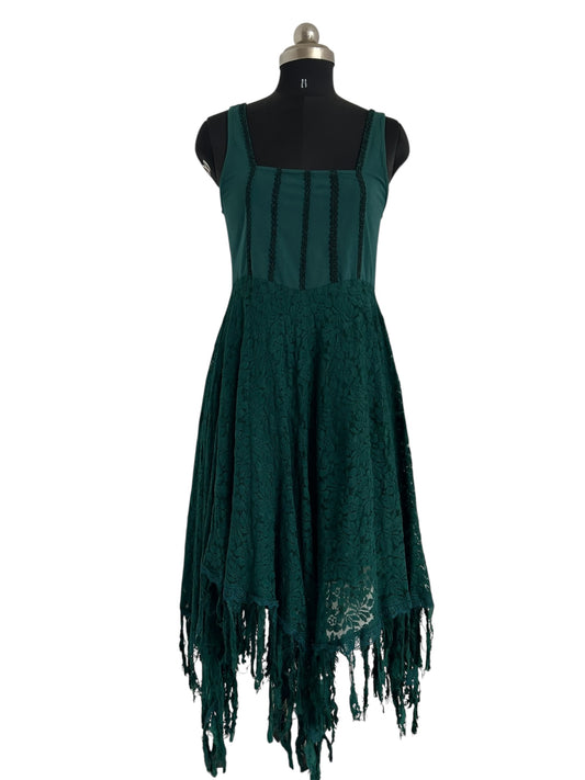 Green Flare Dress