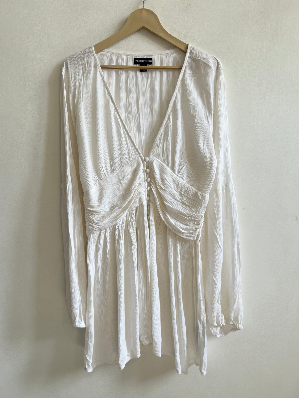 White Flowy Dress