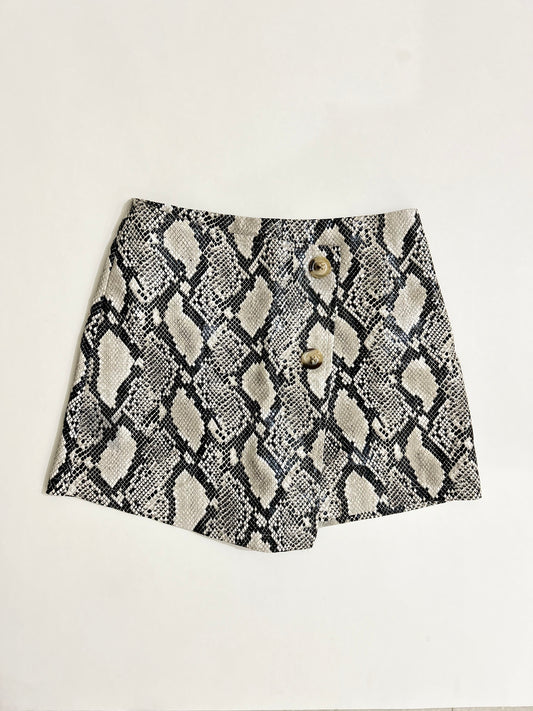 Snake Print Skort
