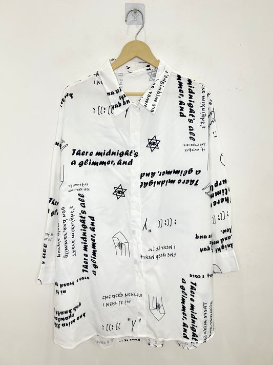 Letter Shirt: Chest: 50”