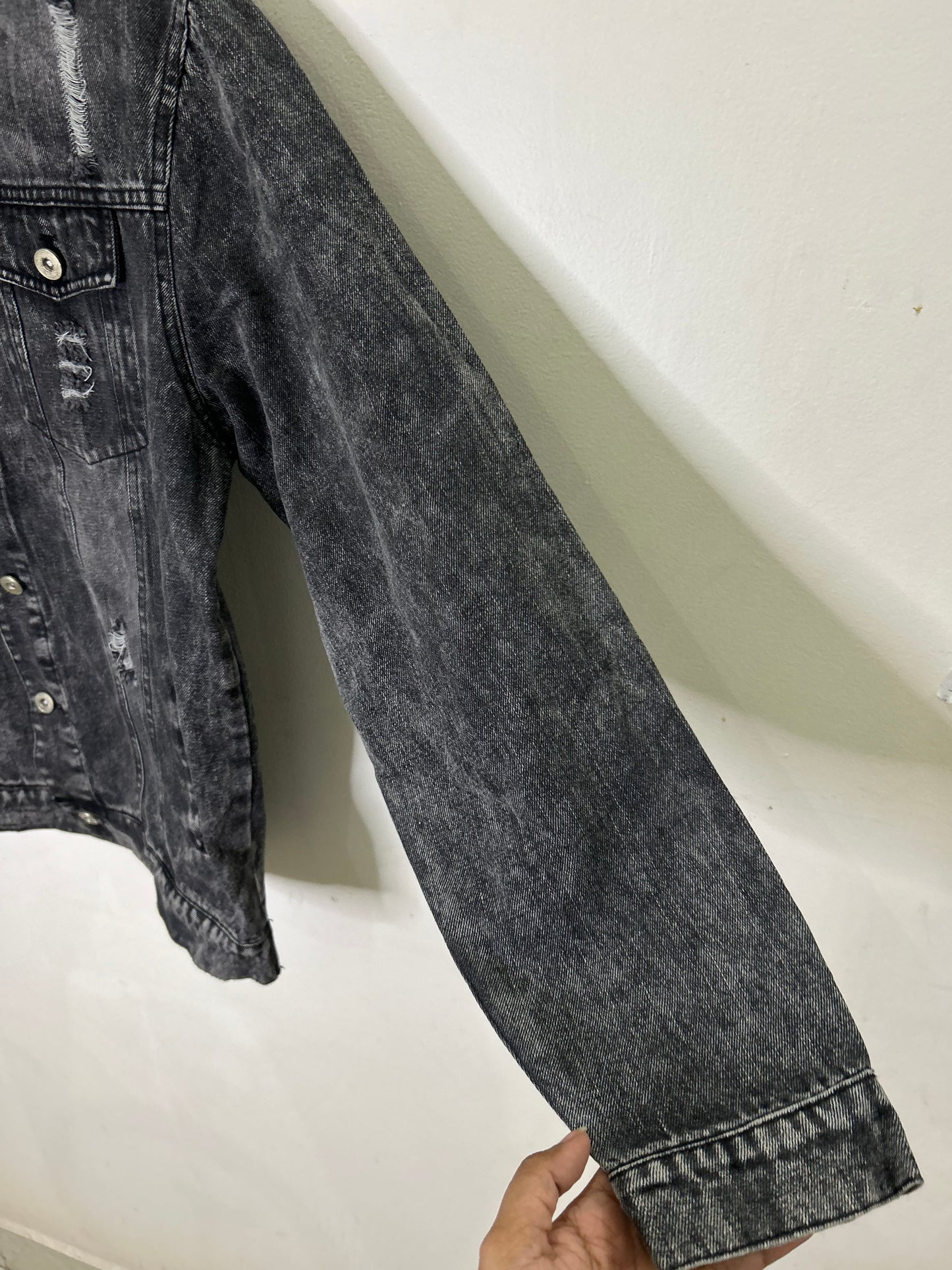 Distressed Cult Denim Jacket