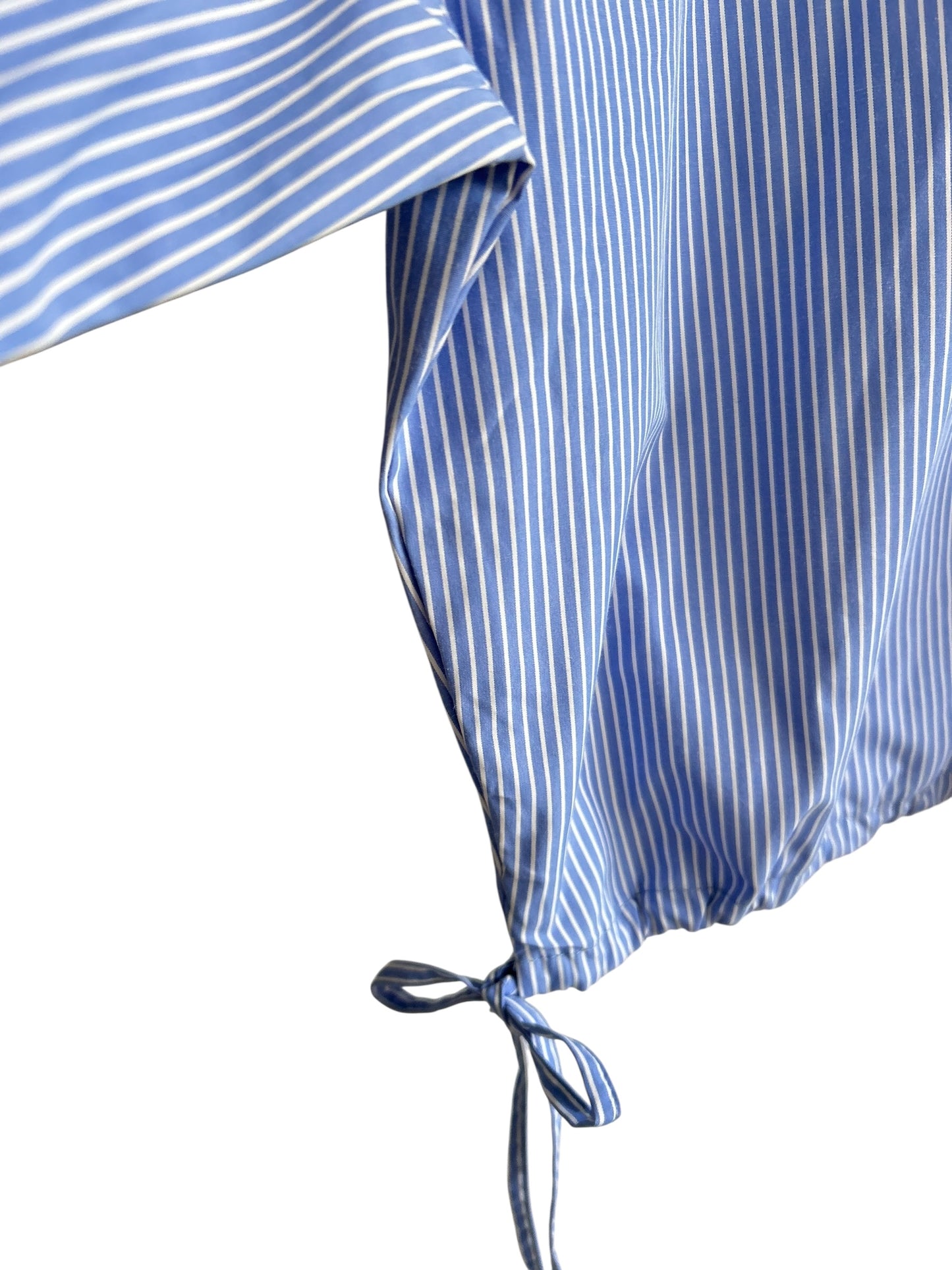 BOOHOO Striped Side Knot Shirt