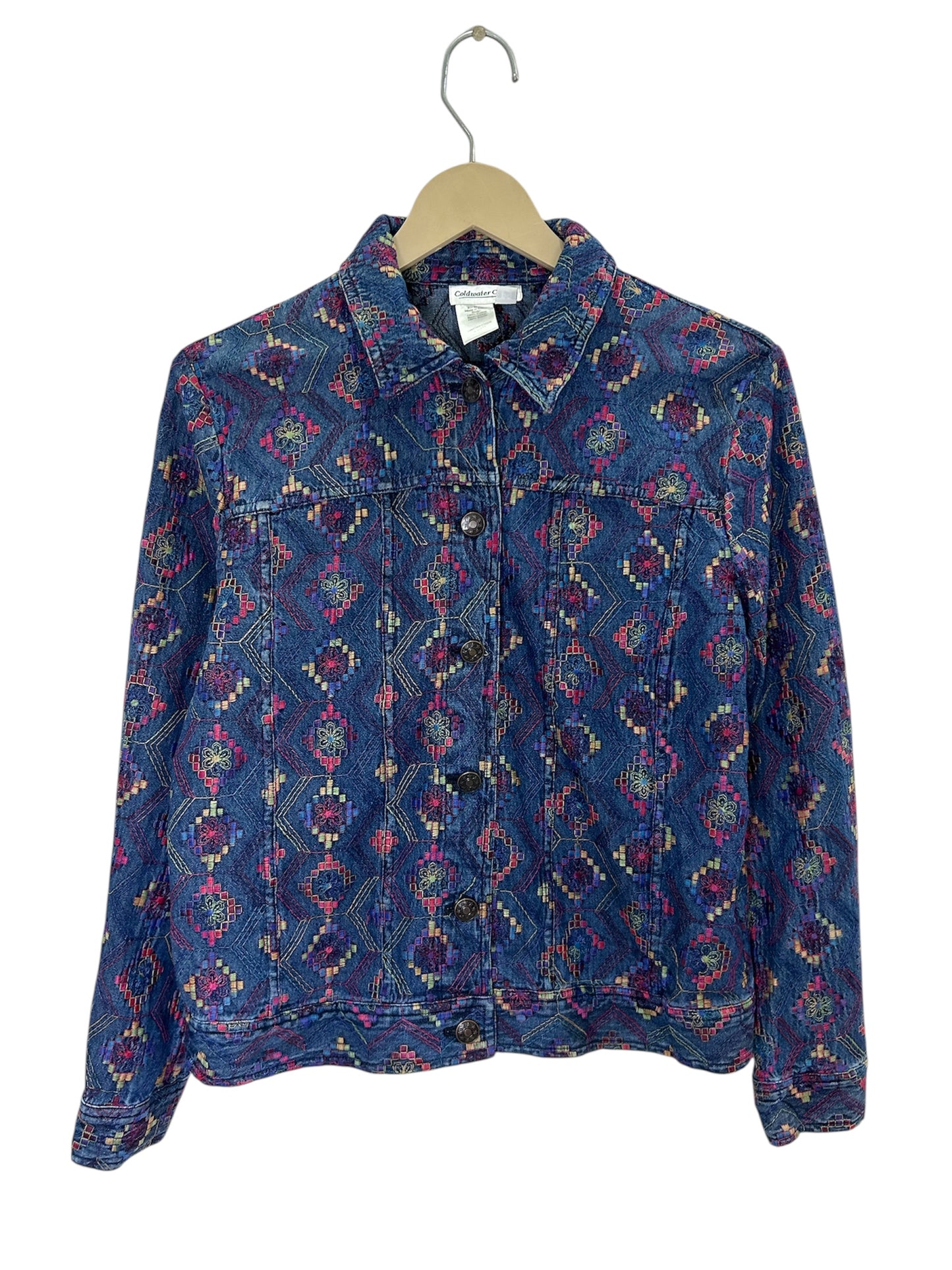 Denim Embroidered Shirt