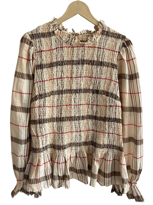 Ruched Striped Top