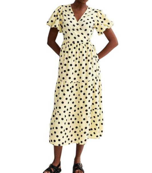 NEW LOOK Polka Wrap Dress