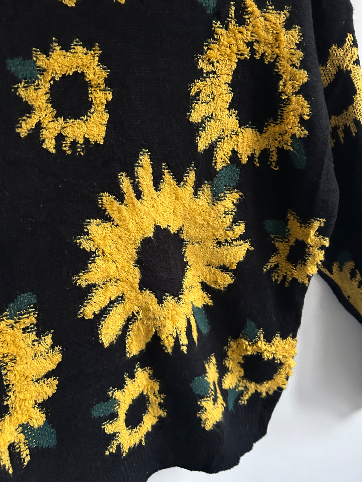 Black Sunflower Sweater