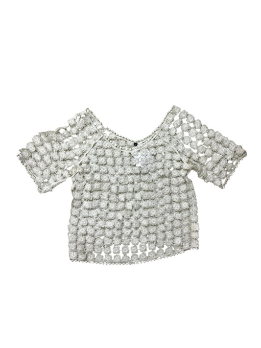 White Crochet Top