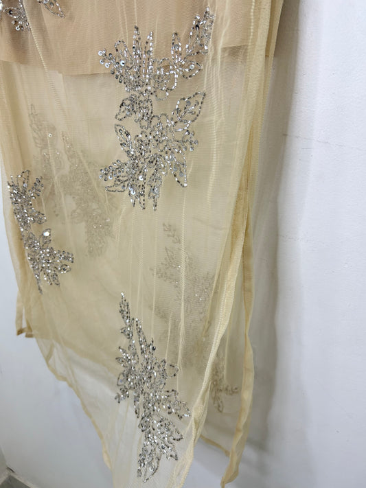Embellished Sheer Skirt