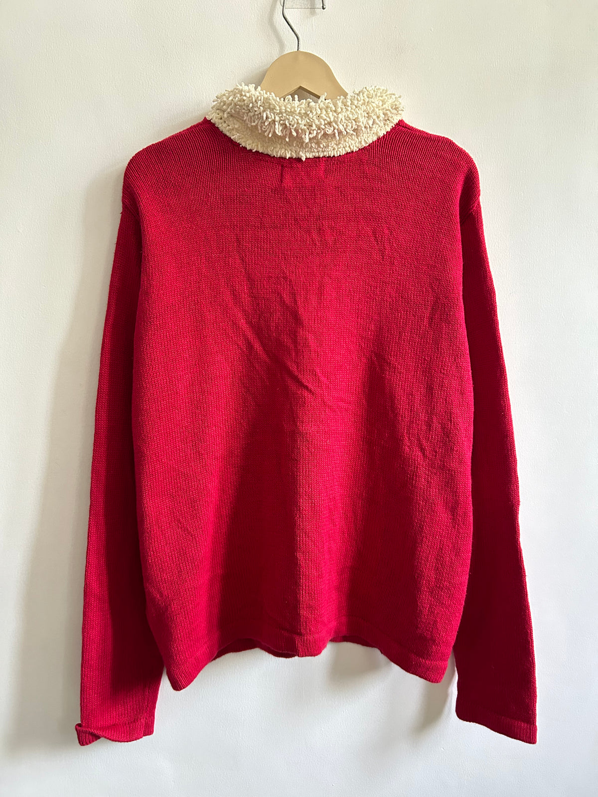 Vintage Reindeer Sleigh Christmas Cardigan