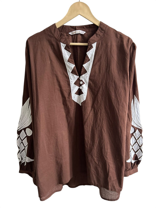Brown Cotton Top