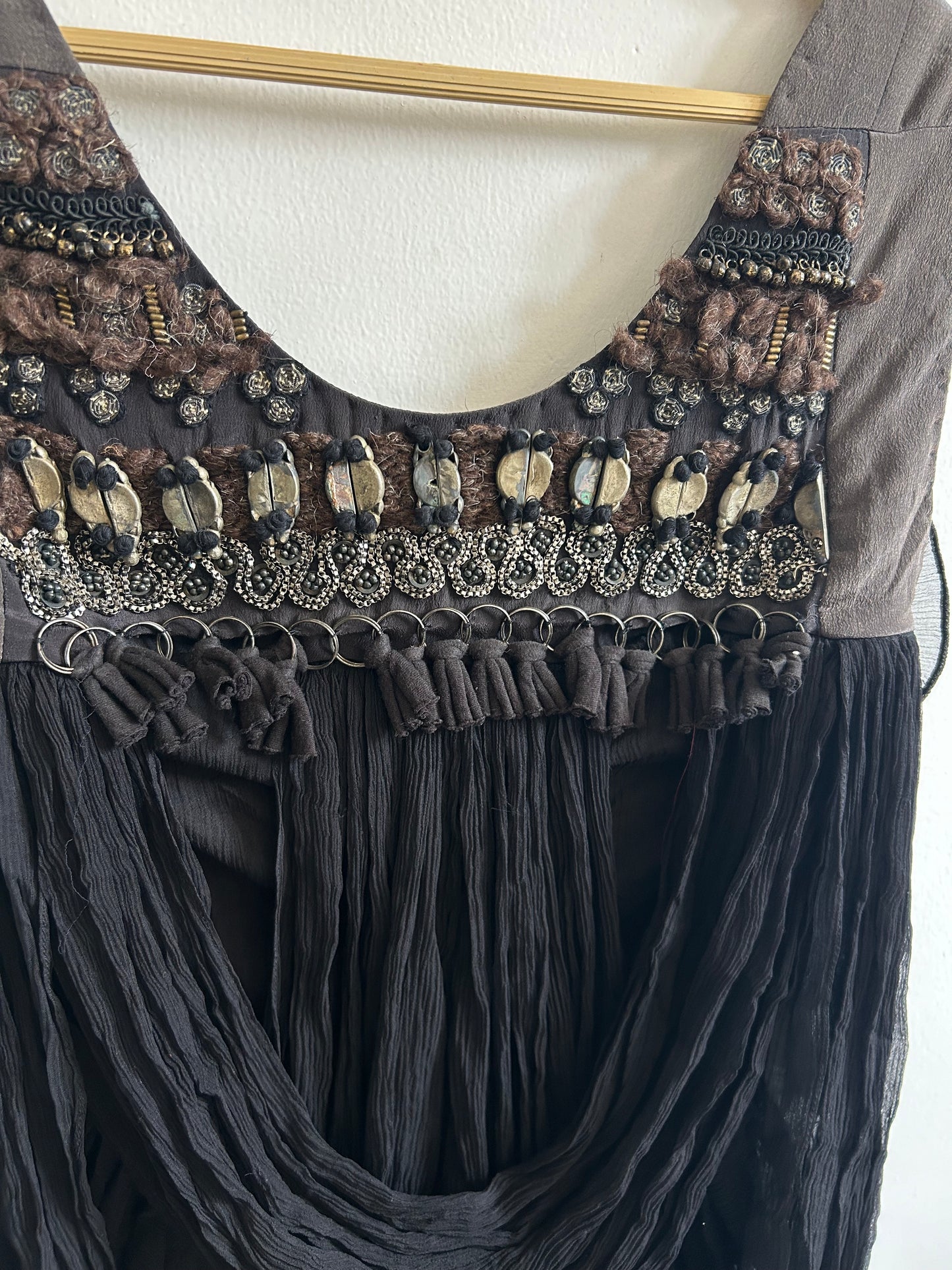 Black Draped Top