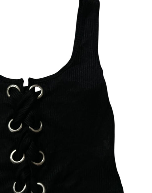 Black Ribbon Top