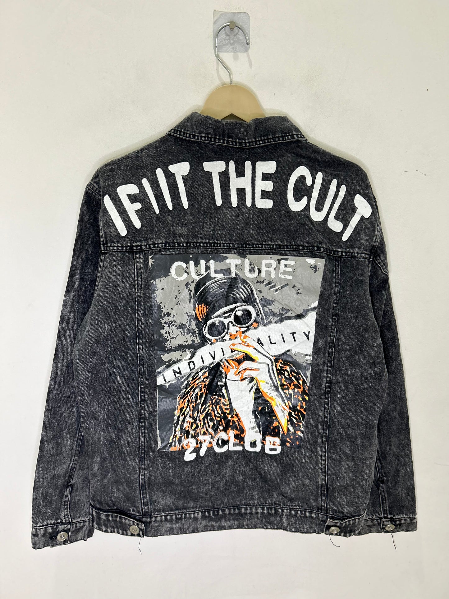 Distressed Cult Denim Jacket