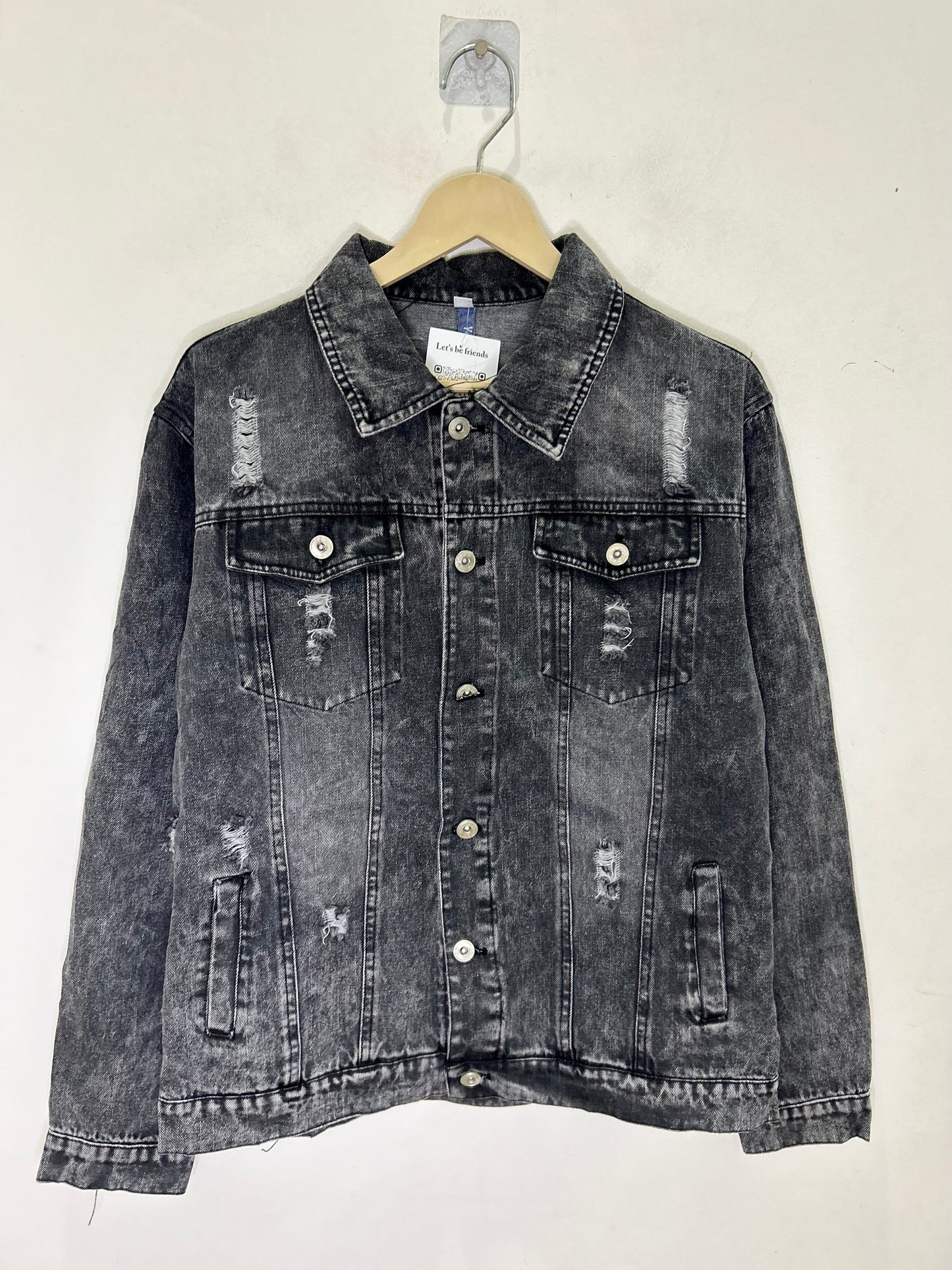 Distressed Cult Denim Jacket