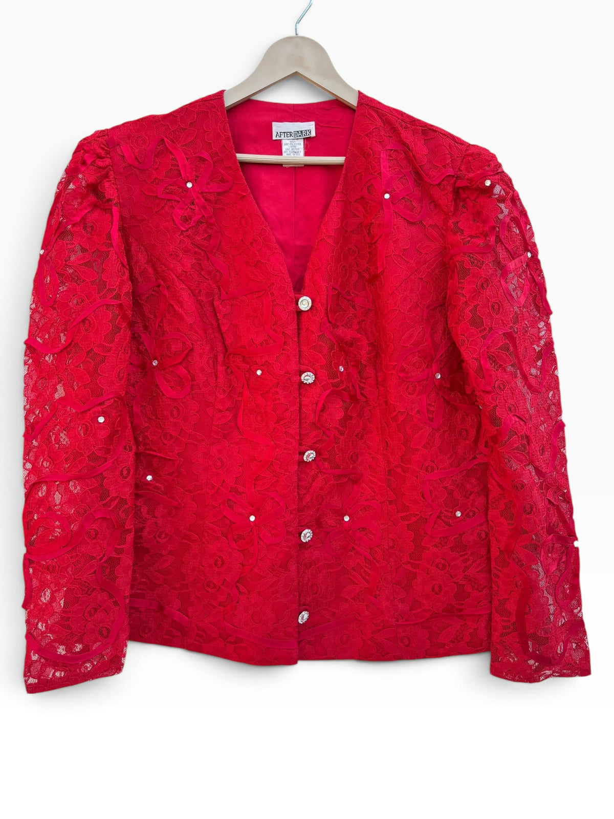 Red Lacy Blazer: 42”