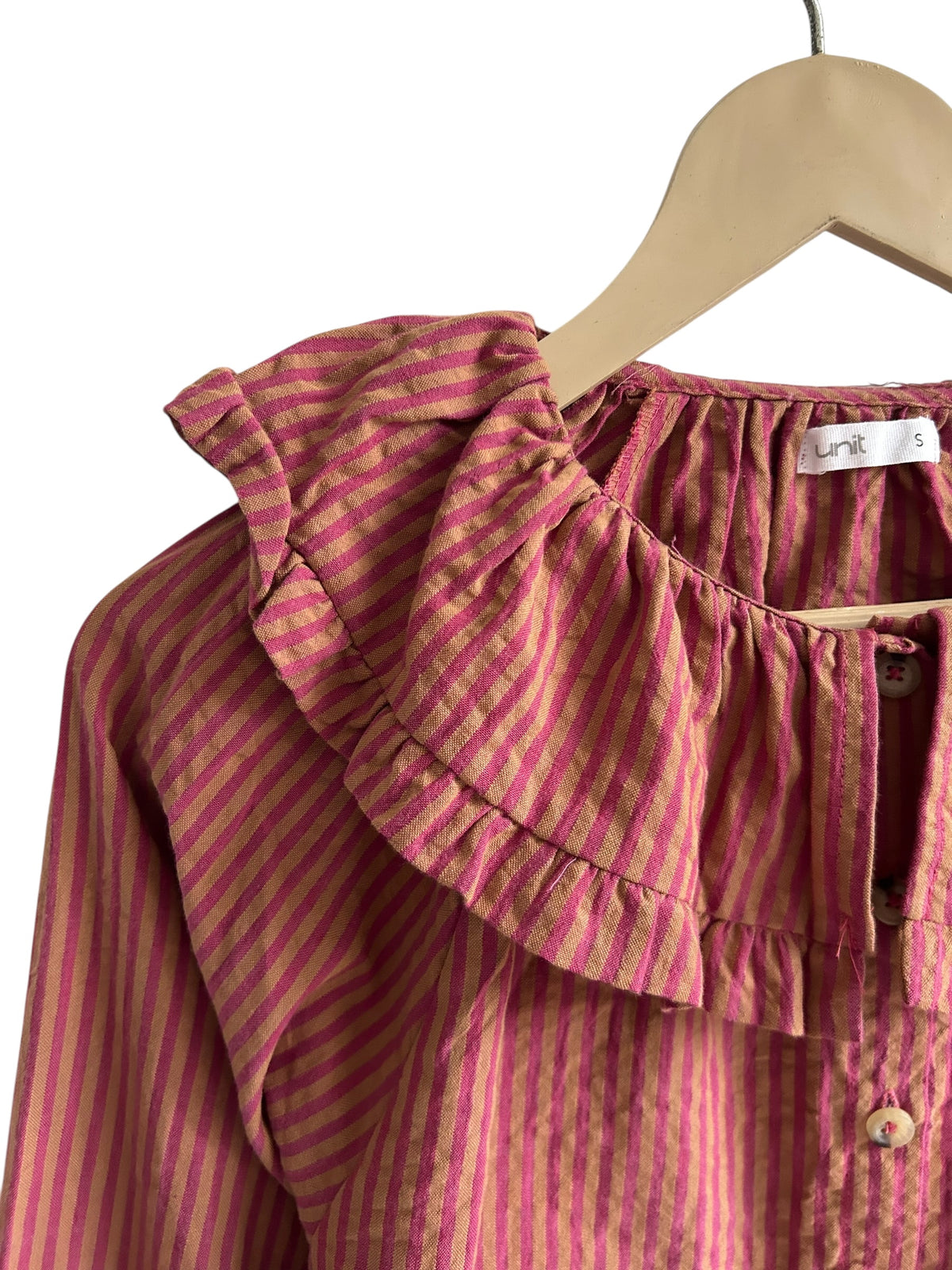 Striped Ruffled Shirt