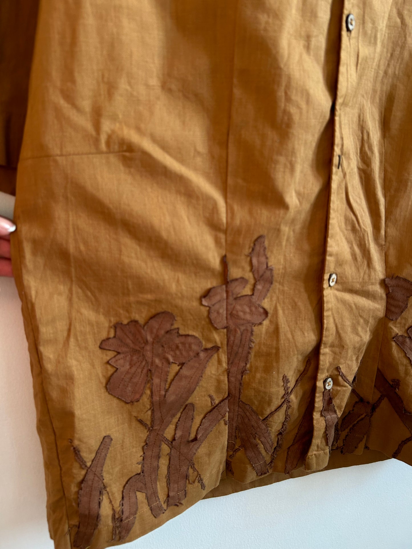 Brown Cotton Shirt