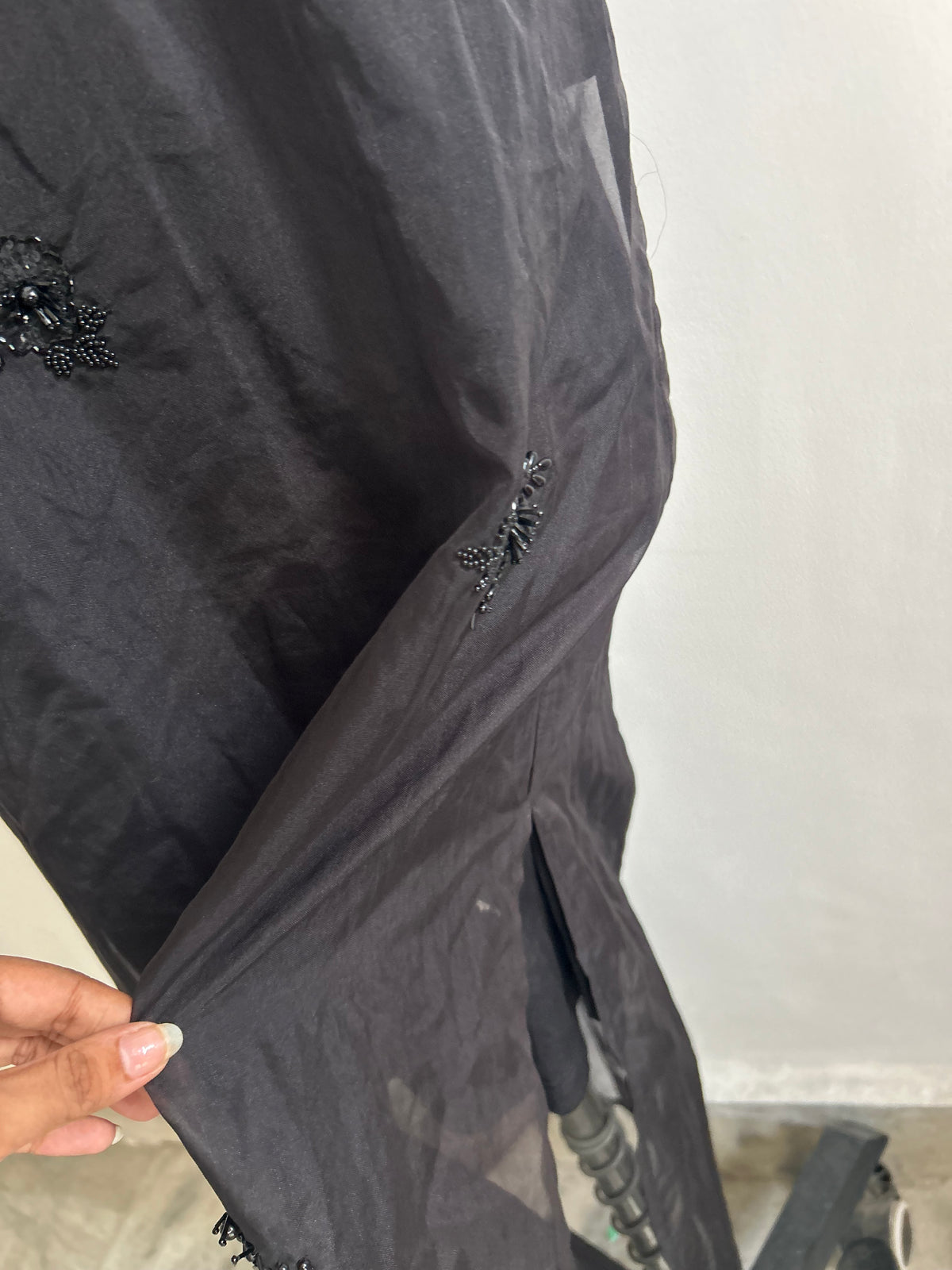 Embellished Sheer Dress