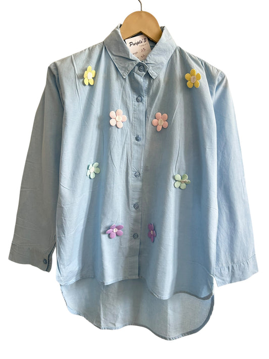 3D Pop Up Floral Shirt