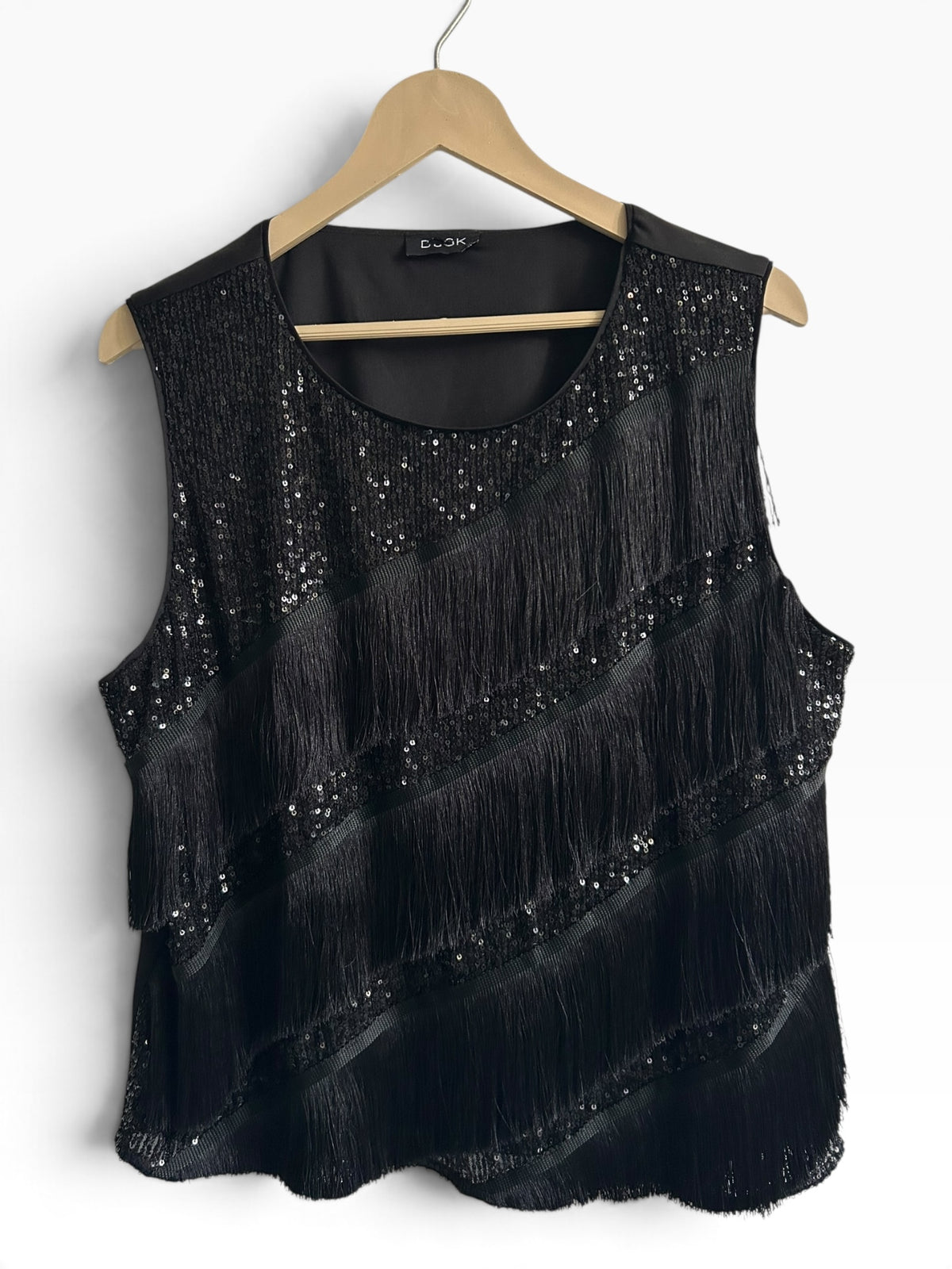 Sequins Fringe Top: 46”