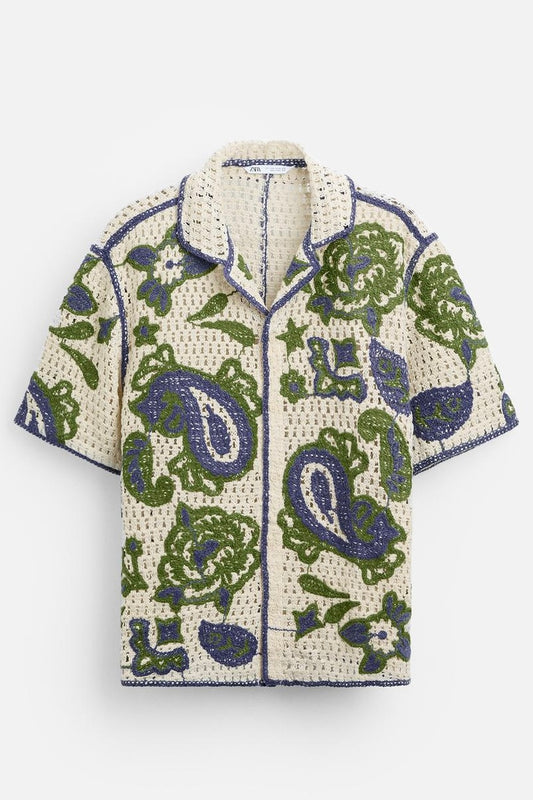 Zara Crochet Shirt