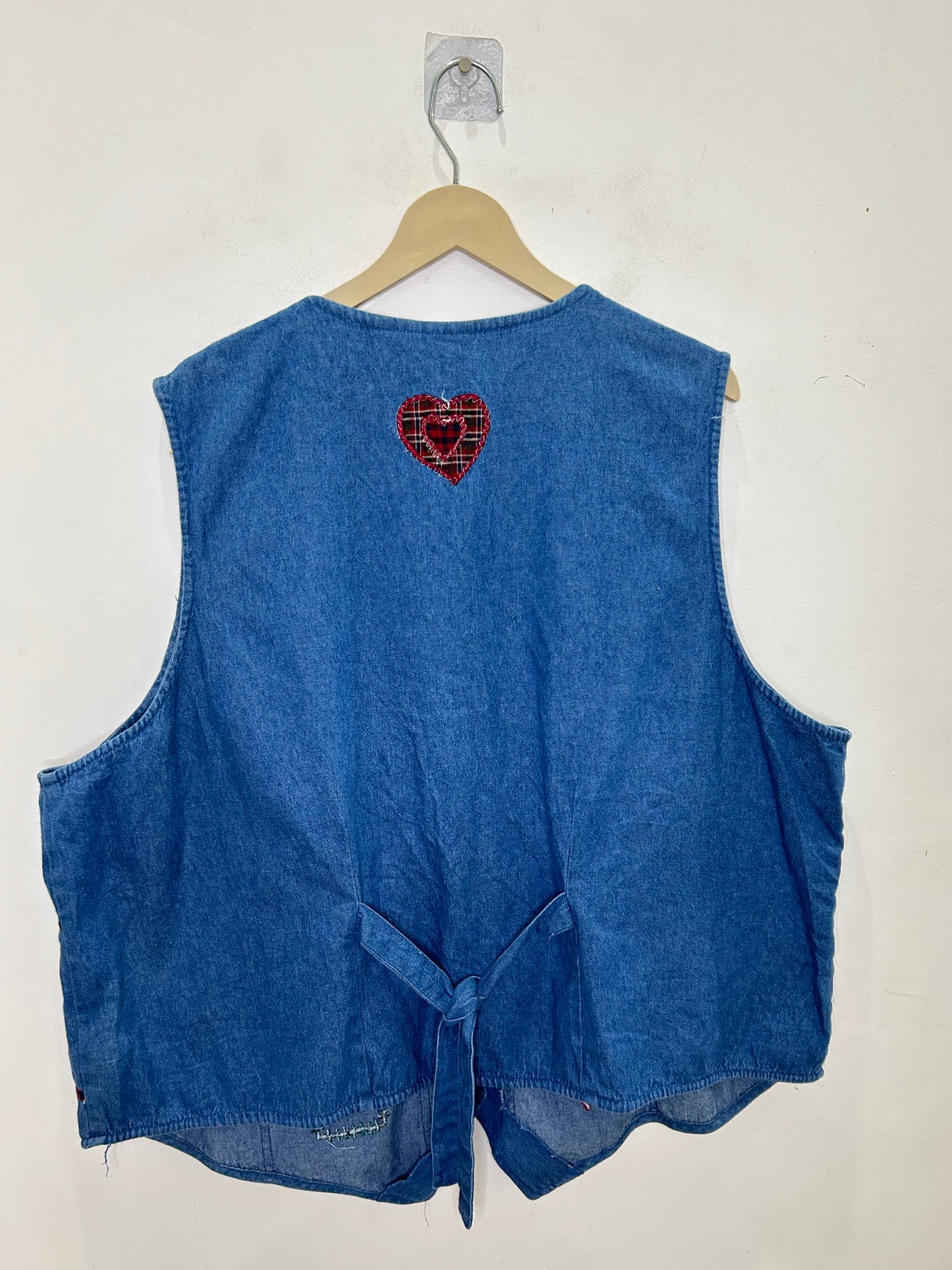 Denim Heart Vest