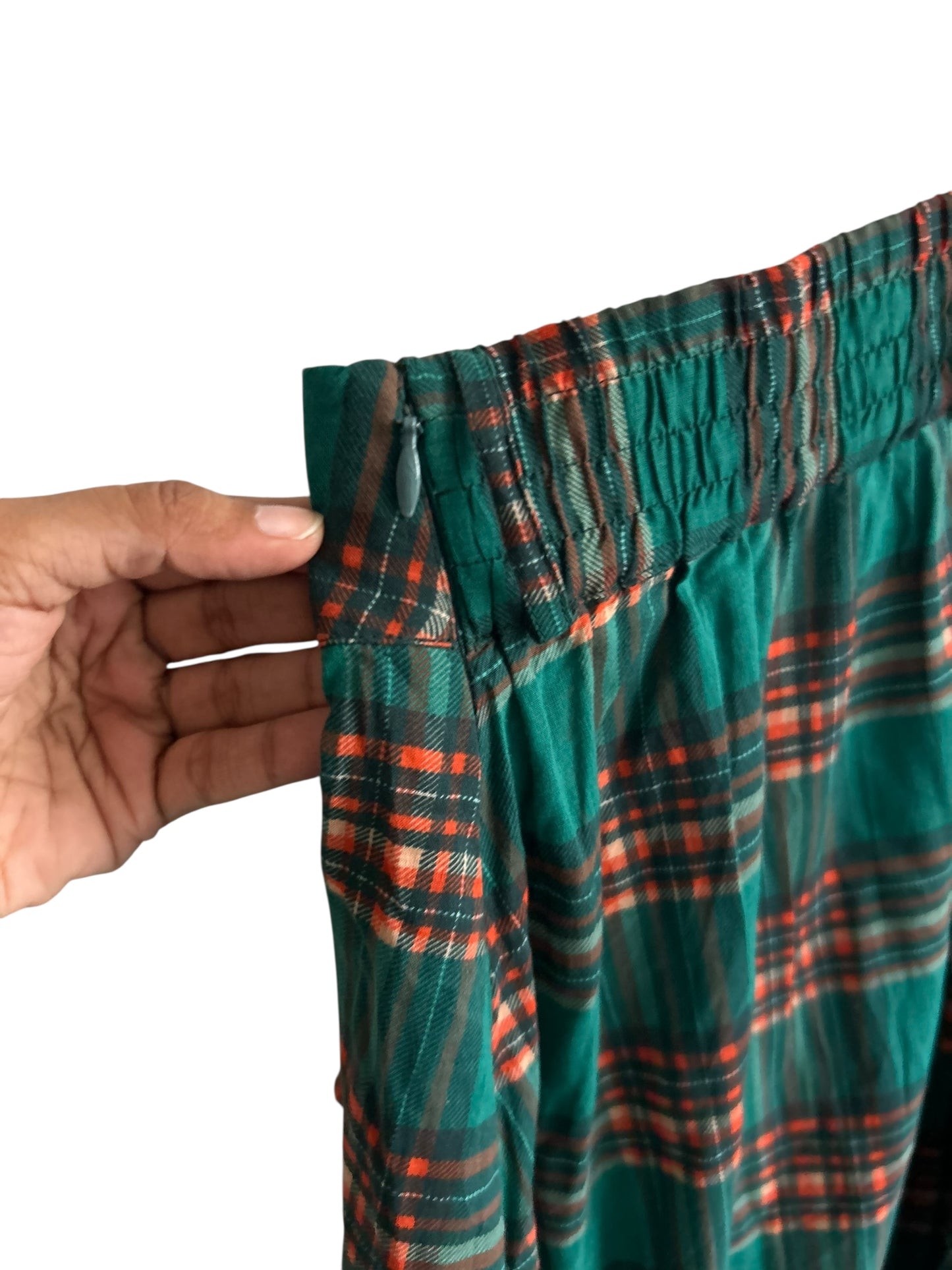 Plaid Ruffle Skirt