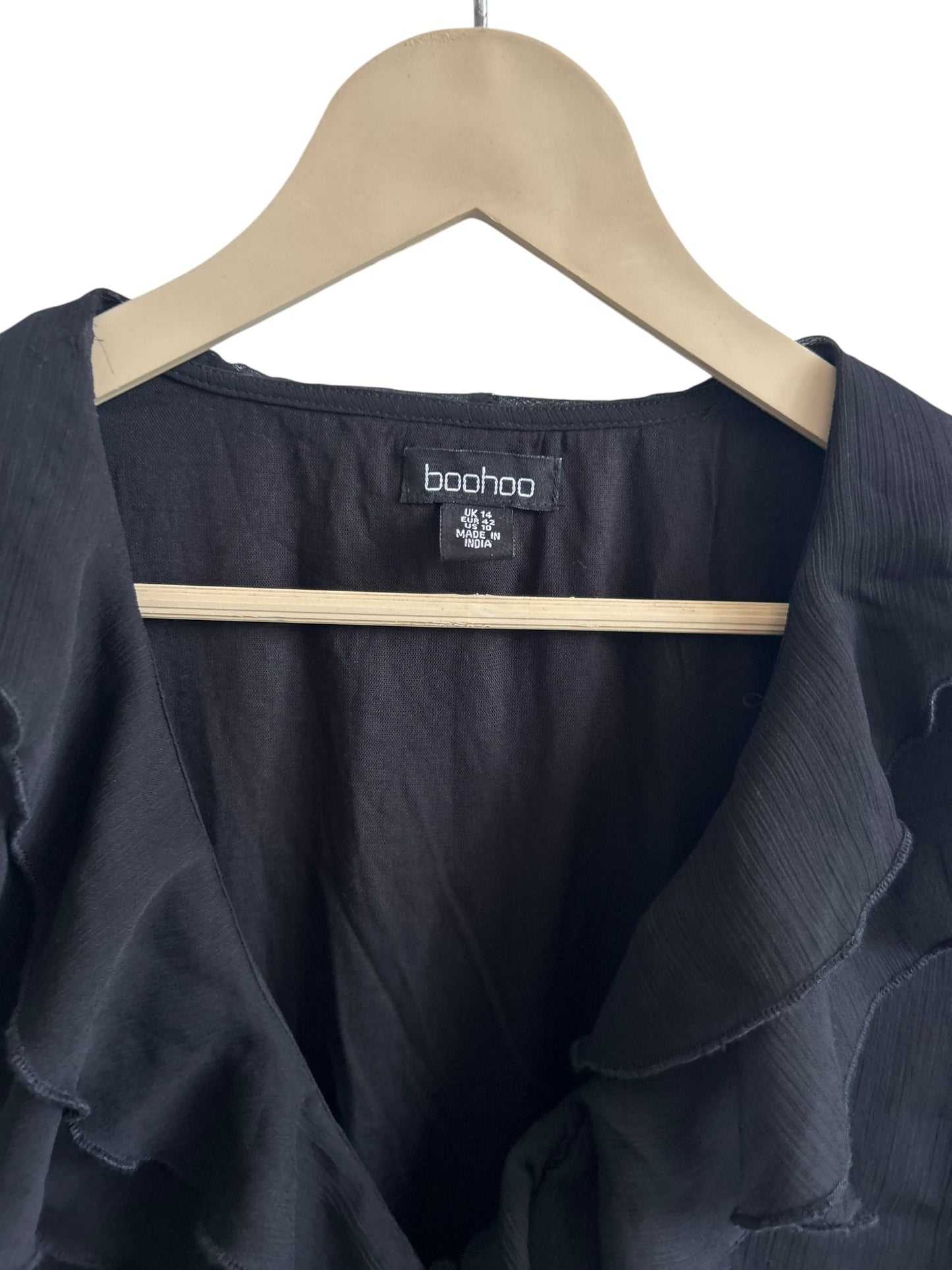 BOOHOO Ruched Waist Dress
