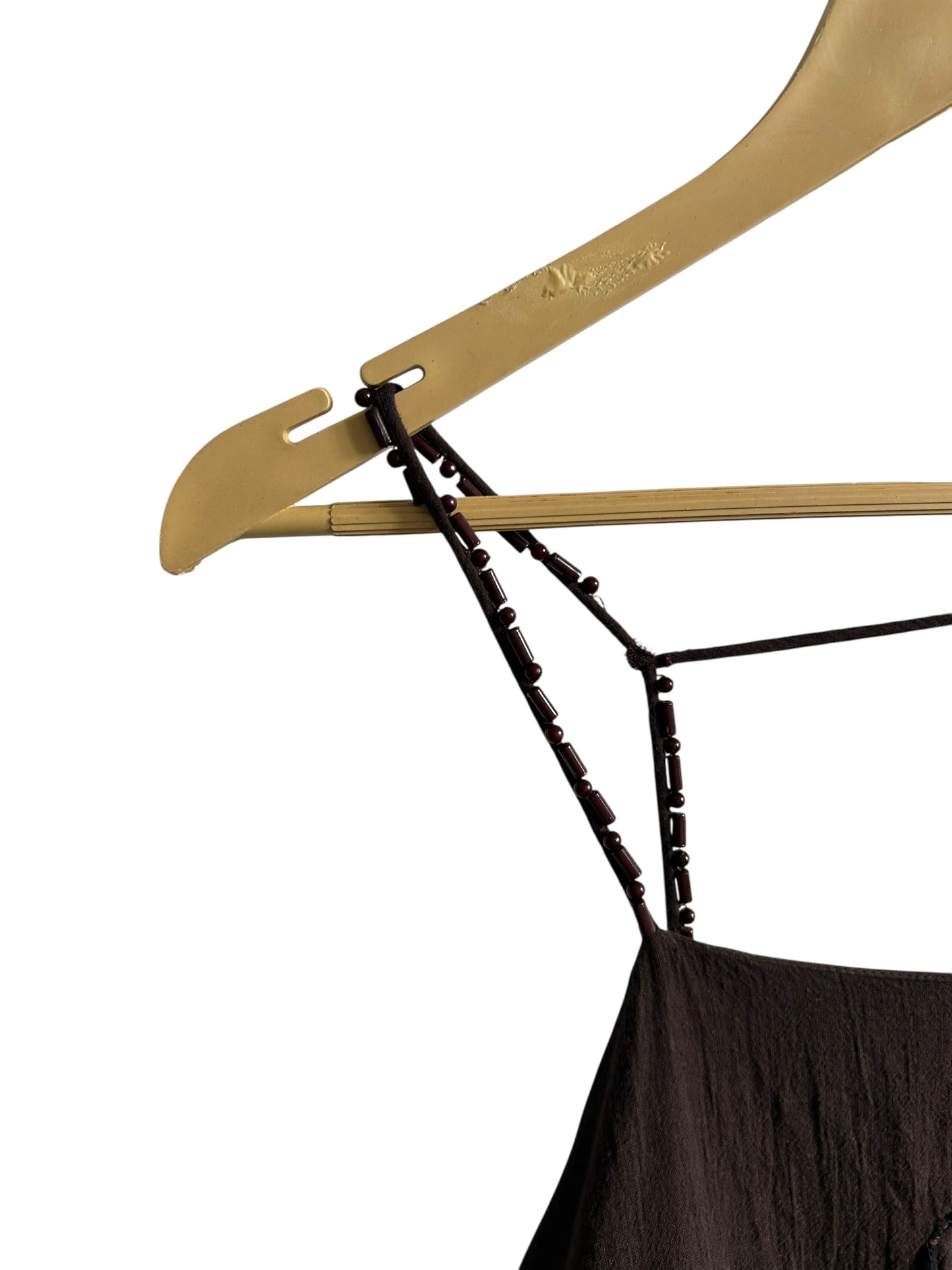 ASOS Brown Cotton Strappy Dress