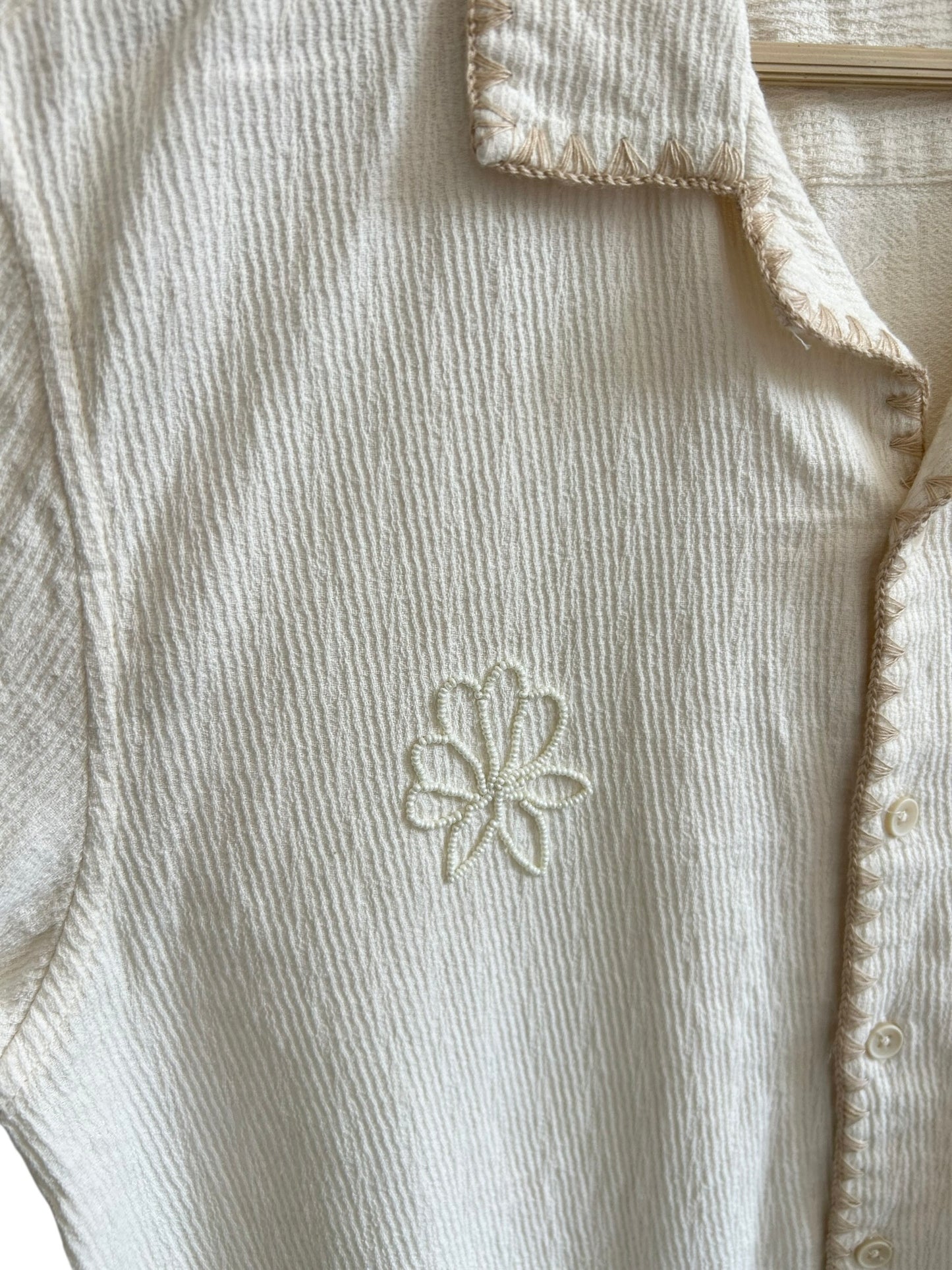 Cotton Beaded Shirt