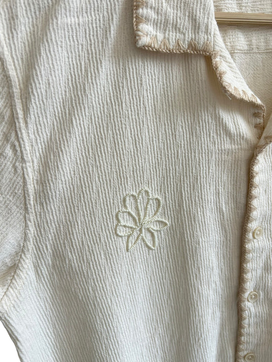 Cotton Beaded Shirt