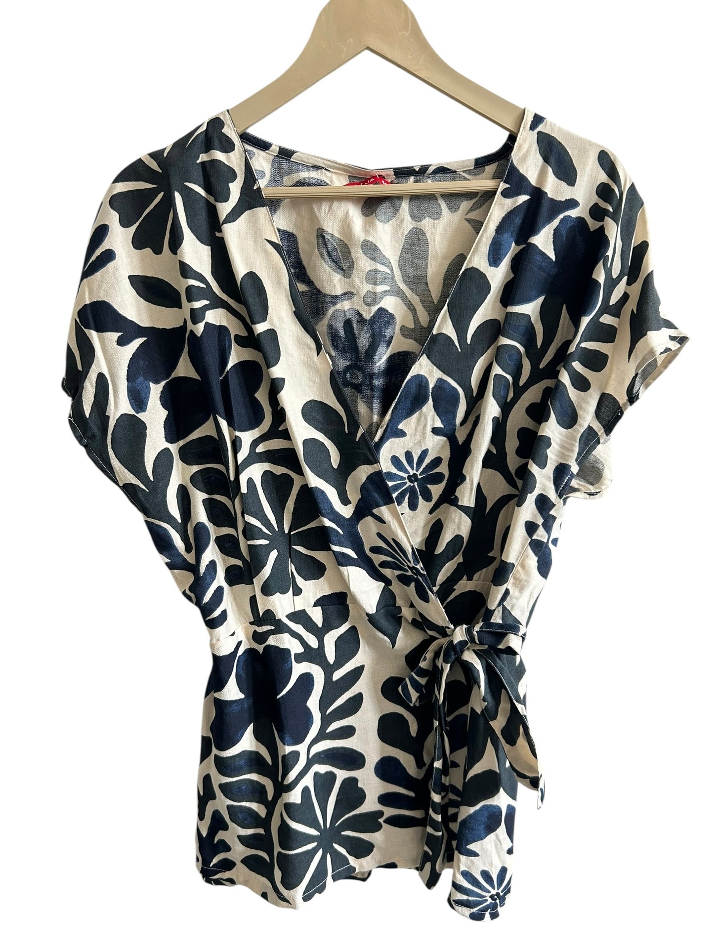 Floral Wrap Top