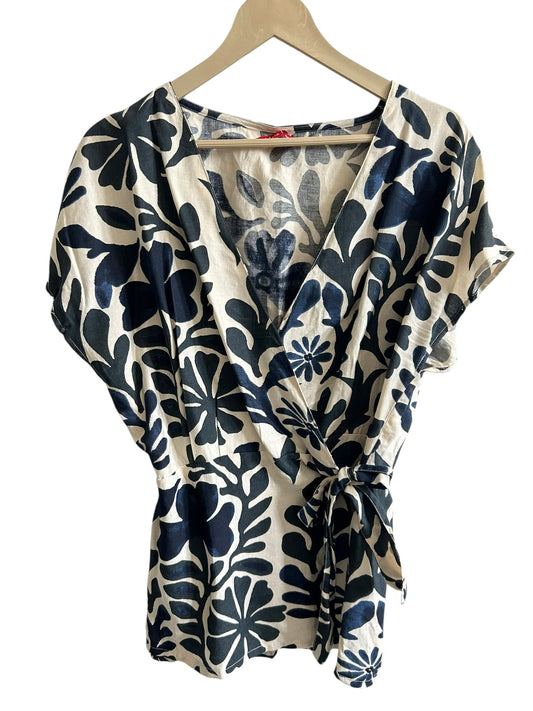 Floral Wrap Top