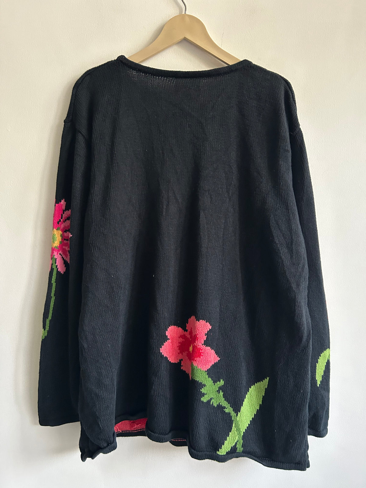 Vintage Daisy Knit Sweater