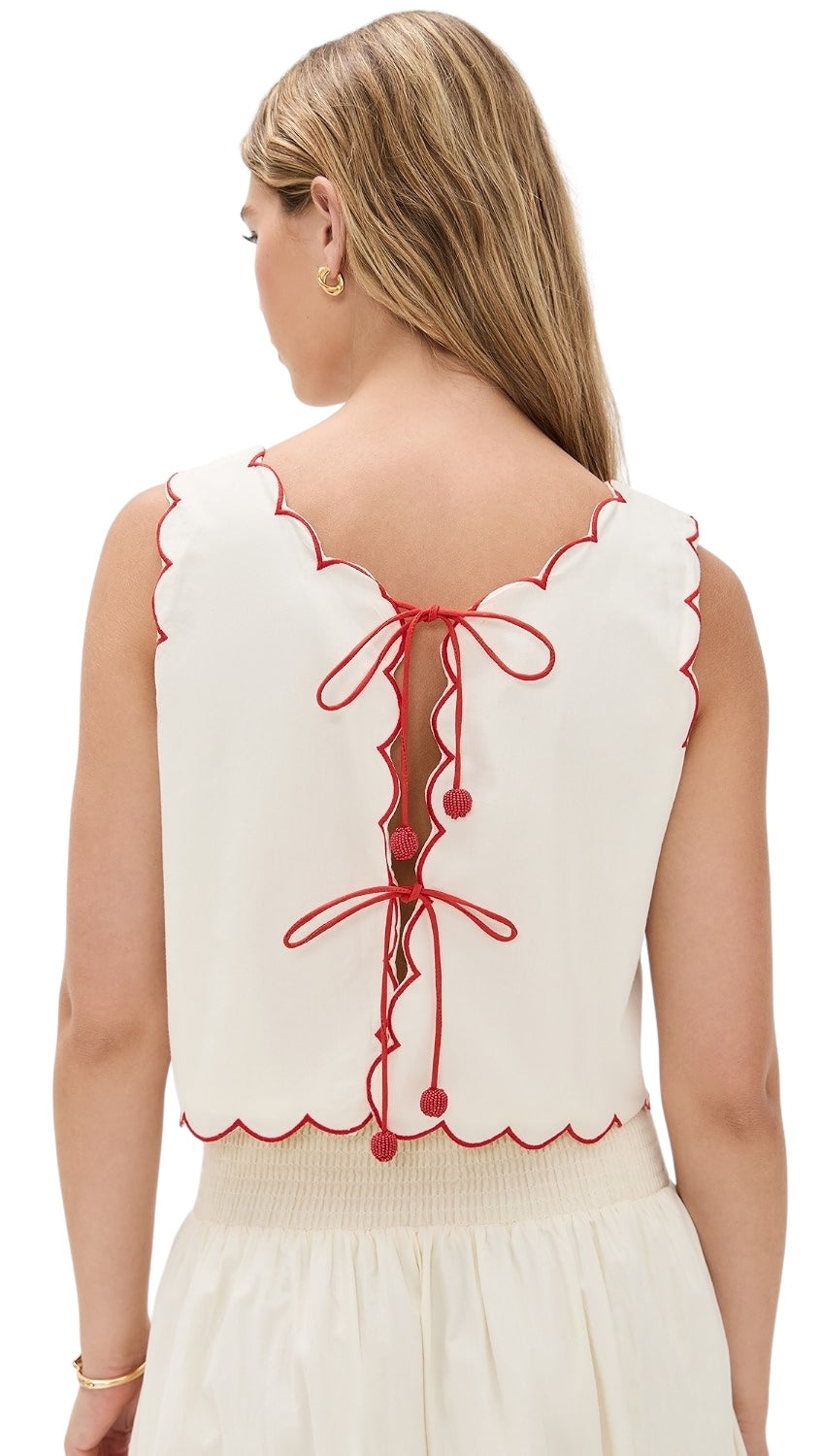 Embroidered Cotton Top