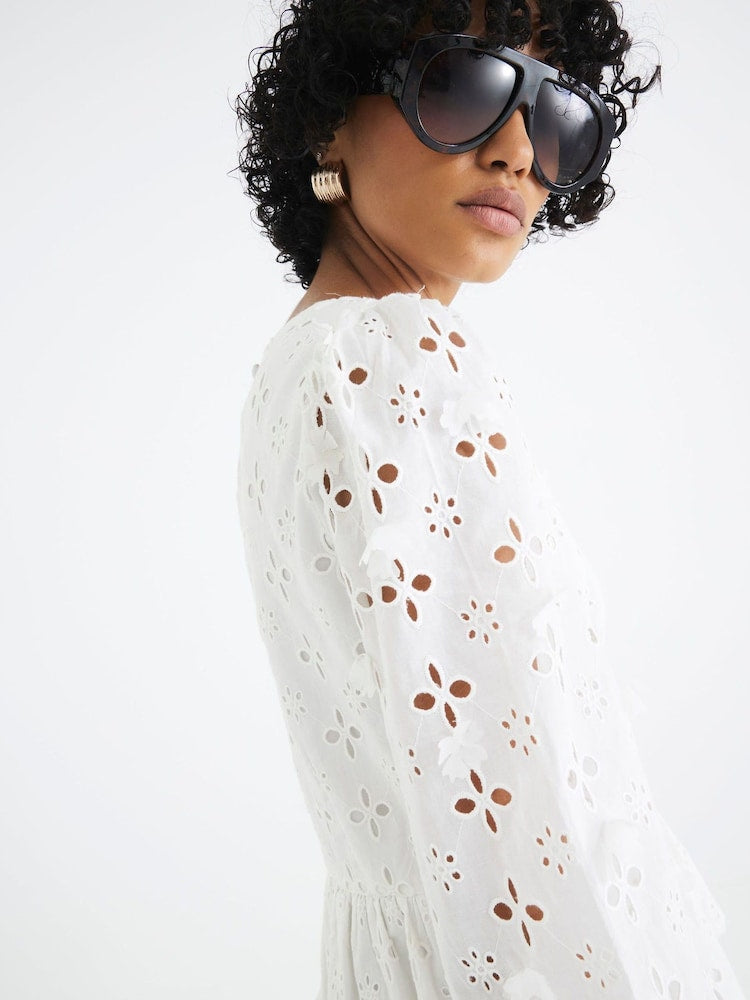 River Island Cotton White Top