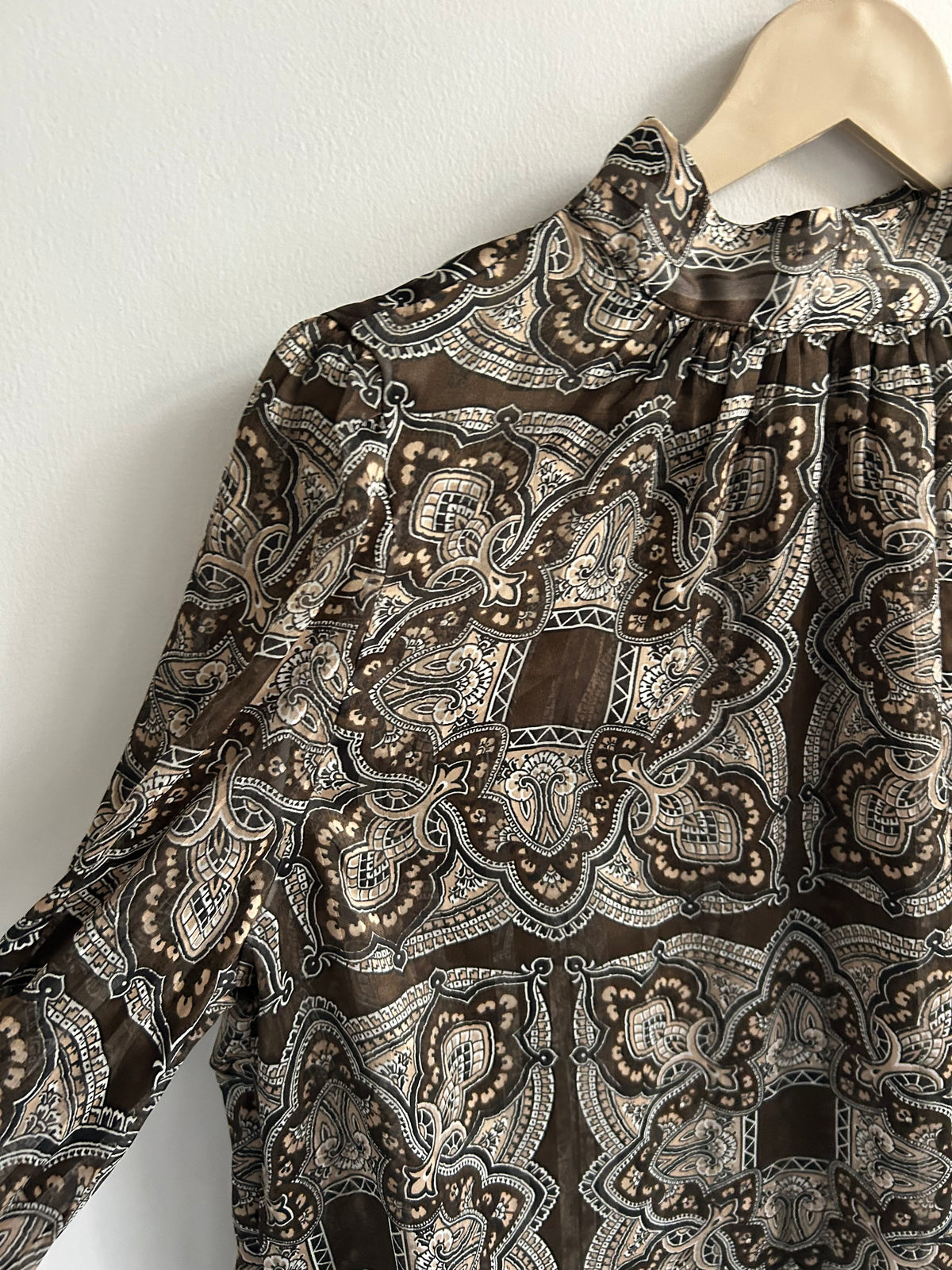 Paisley Brown Top: 44”