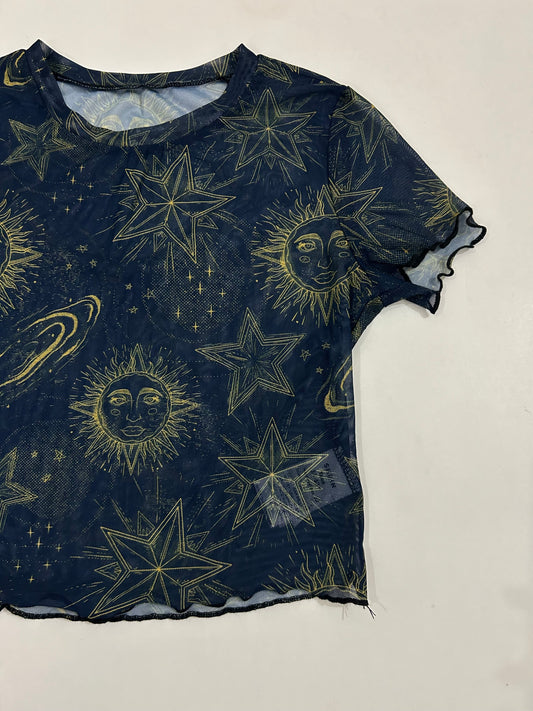 Moon & Star Mesh Top