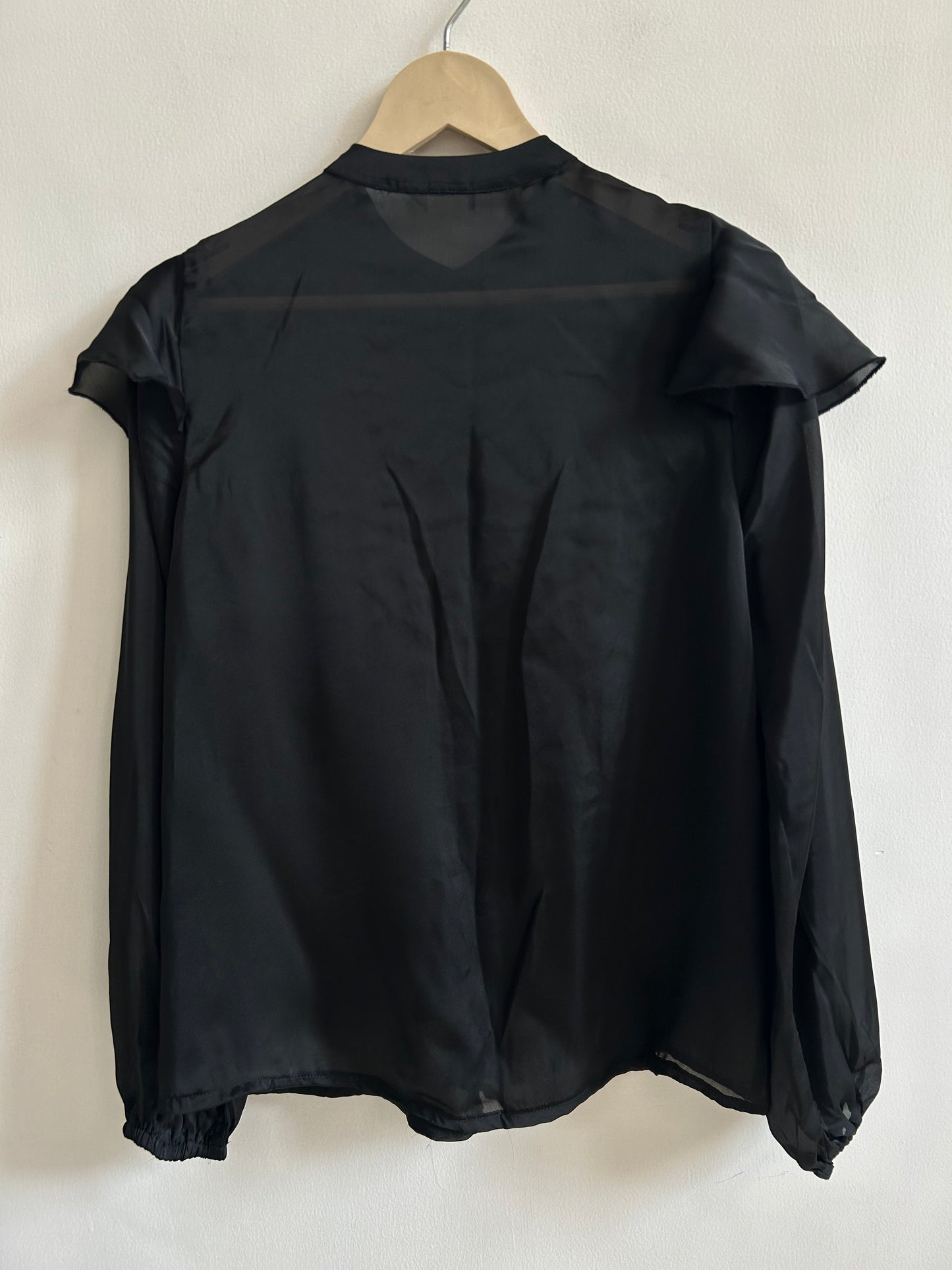 Sheer Ruffle Shirt
