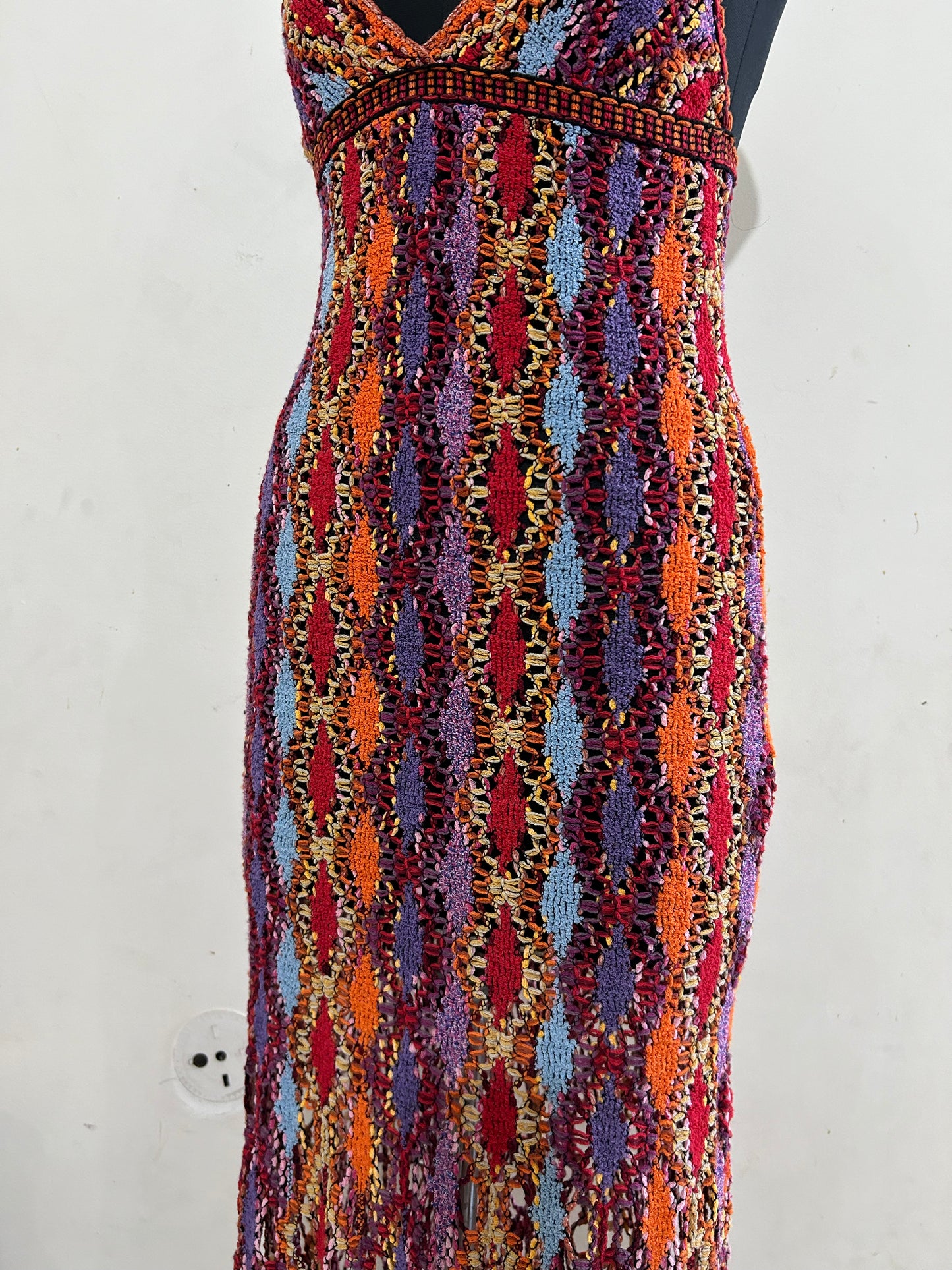 Crochet Dress: Bust- 28” TO 34”