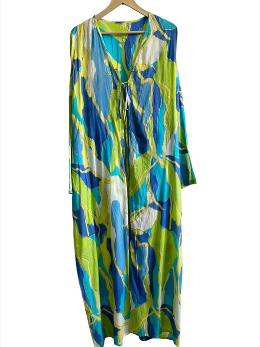 Abstract Print Knot Shrug
