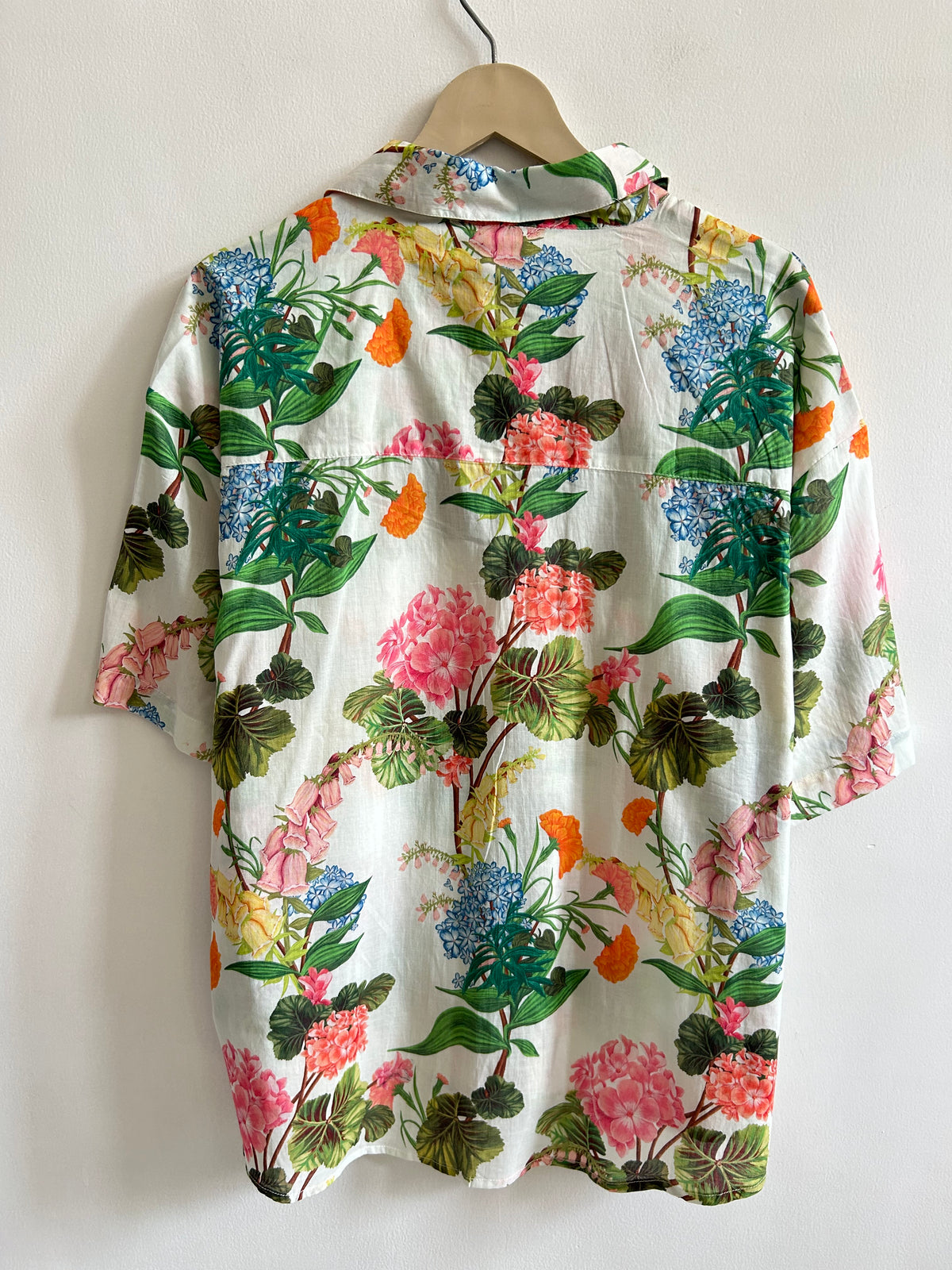 Printed Floral Cotton Shirt