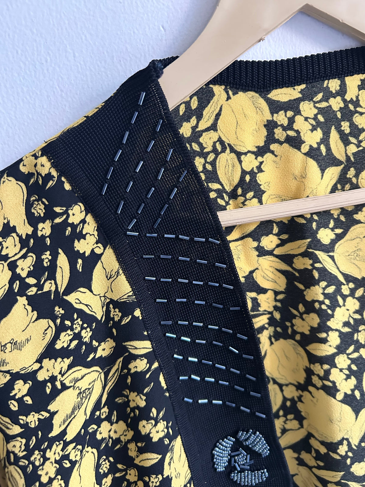 Embellished Yellow Shrug