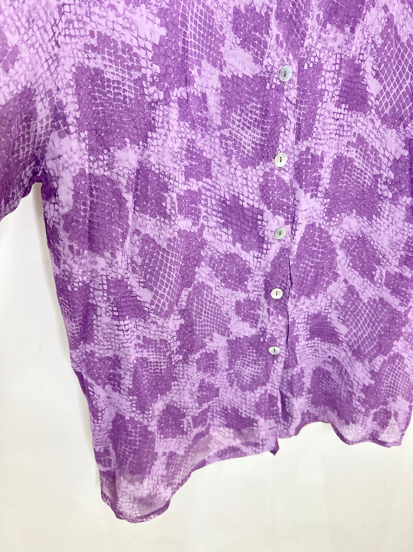 Purple Snake print Shirt