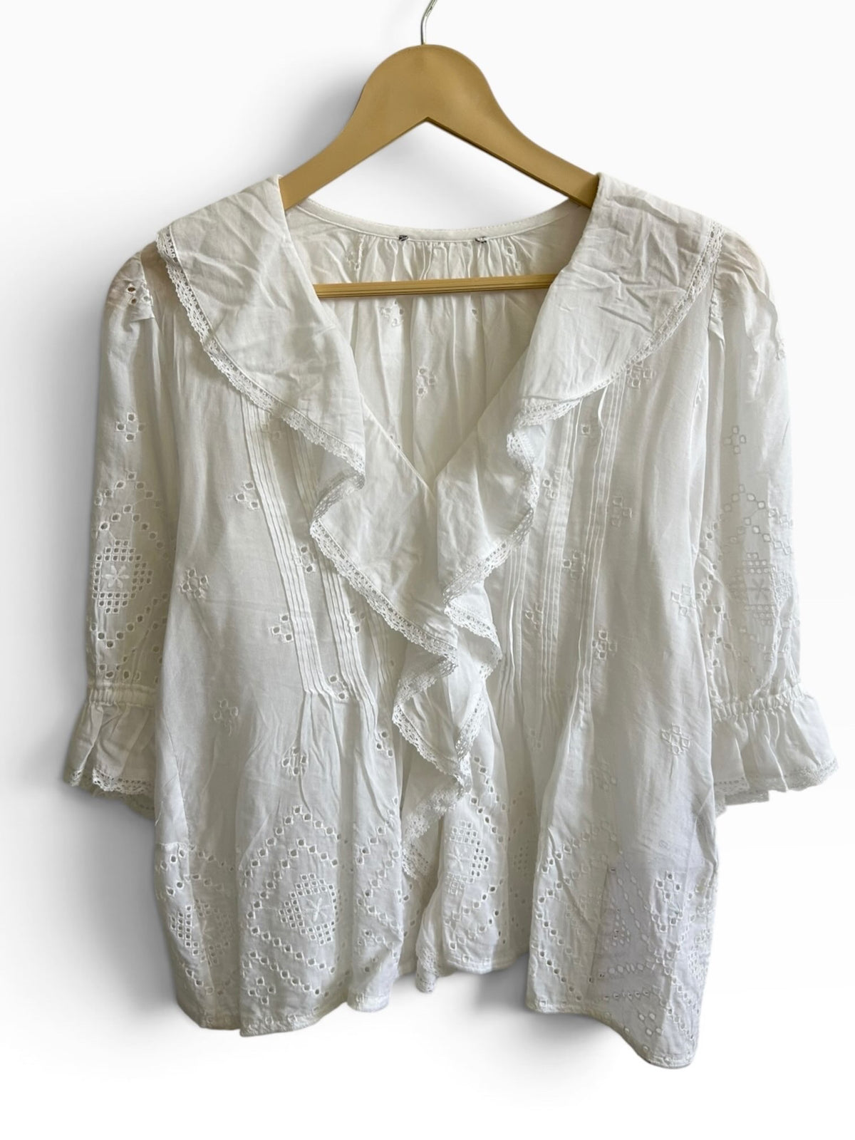 Cotton Ruffle Top