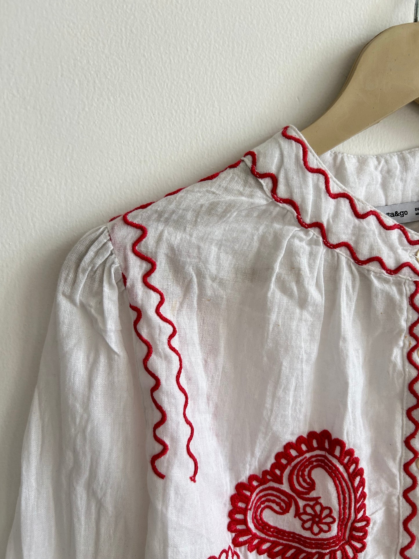 Cotton Embroidered Top