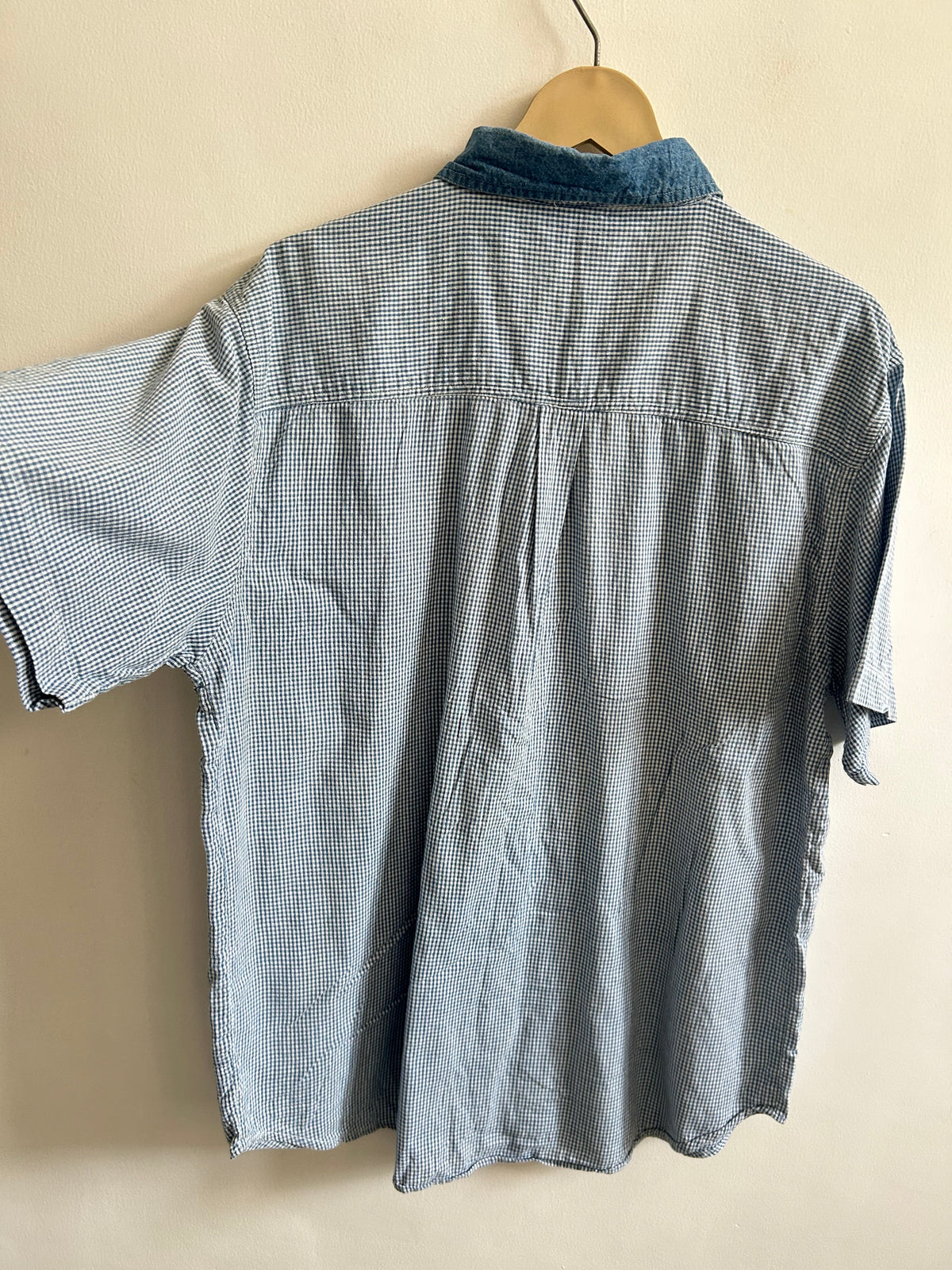 Home Embroidered Cotton Shirt: 46”